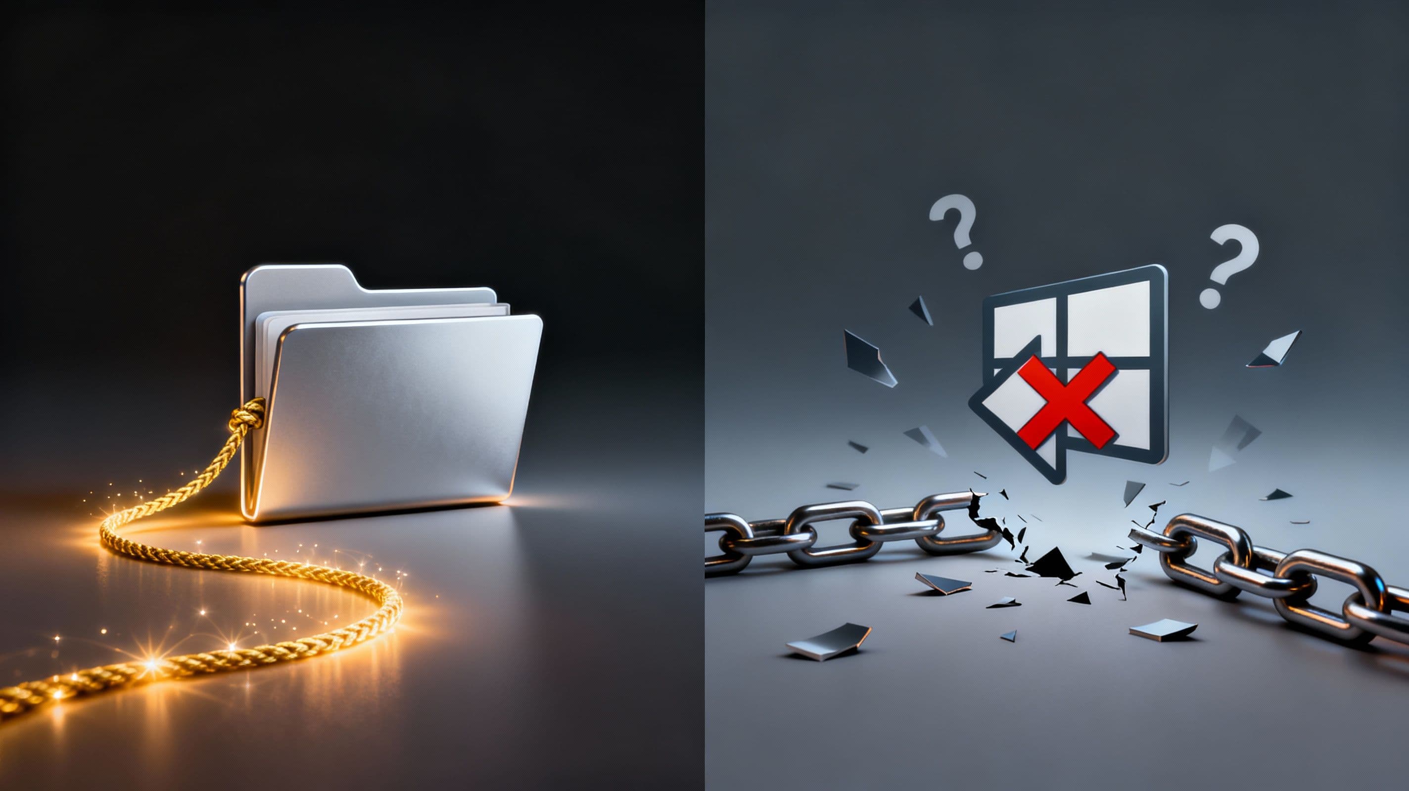 Why macOS Finder Bookmarks Survive Folder Renaming (And Windows Shortcuts Don't)